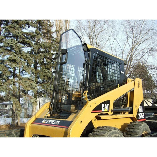 Caterpillar Doors: Choosing Between Glass or Polycarbonate Replacement Options