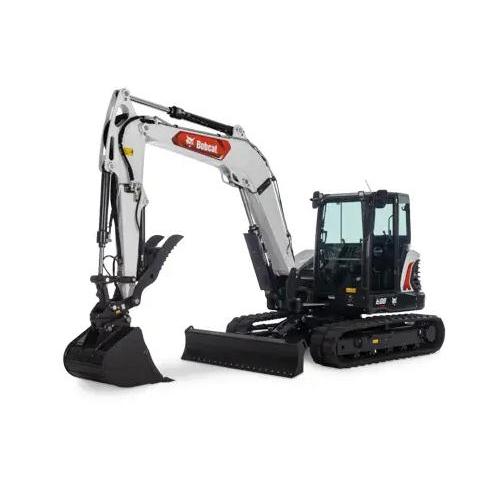 BOBCAT E, M & R POLYCARBONATE EXCAVATOR WINDSHIELD FRAMELESS | REPLACEMENT | FORESTRY | 7429281 | 7429277