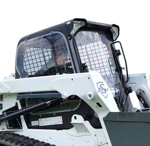 Bobcat M-Series One-Piece Polycarbonate Side Window Panel | OEM 7261608