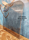 Caterpillar Mini Hydraulic Excavator Polycarbonate Windshield | OEM 496-1130, 496-1131 - CAT 306 Upper 5 Tint side view