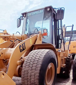 Caterpillar 950/980H Wheel Loader Polycarbonate Front Window Set | OEM 173-2142, 173-2143, 173-2144
