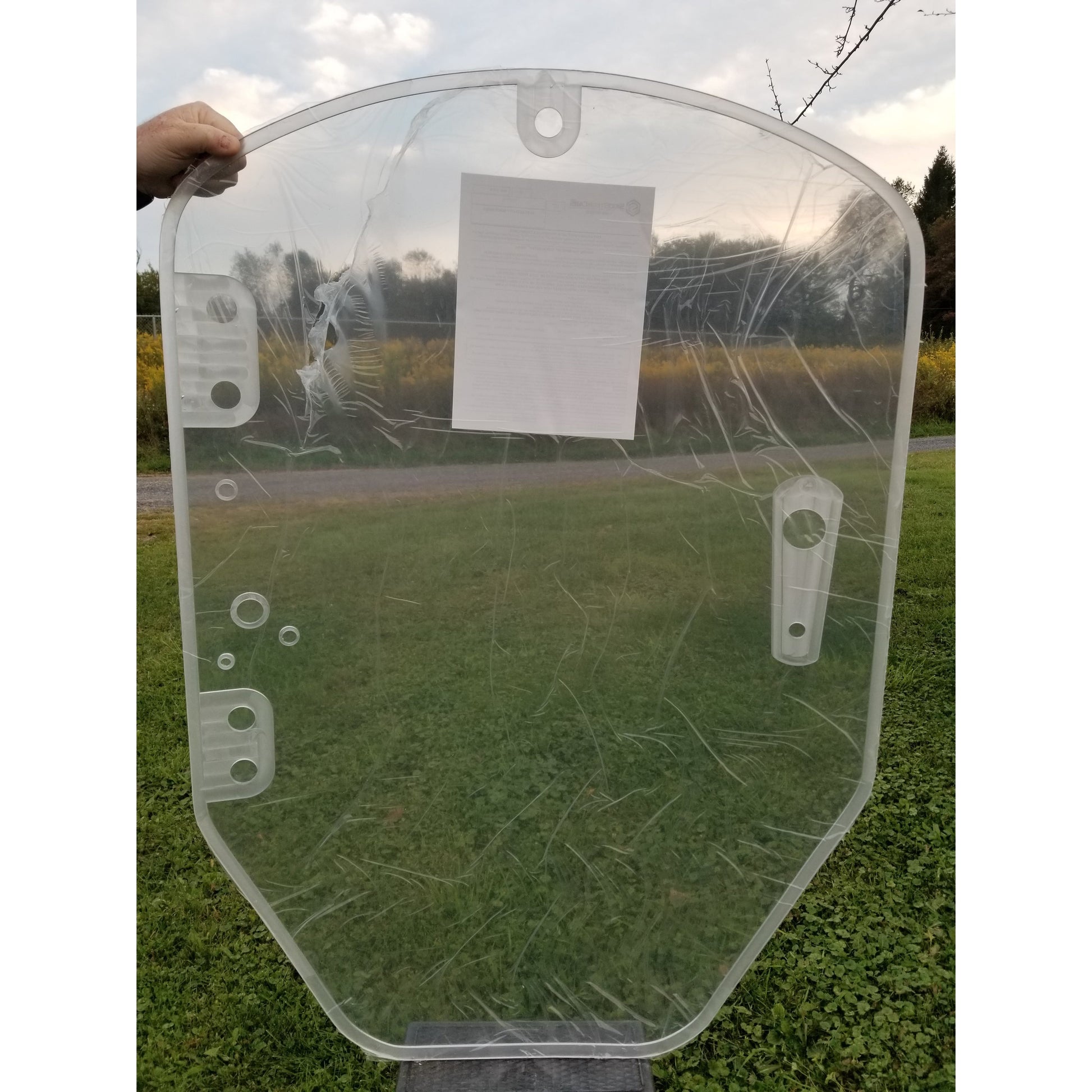 CATERPILLAR 307 & 308 SERIES 3/8" POLYCARBONATE EXCAVATOR DOOR | REPLACEMENT | #419-1289 | #419-9586