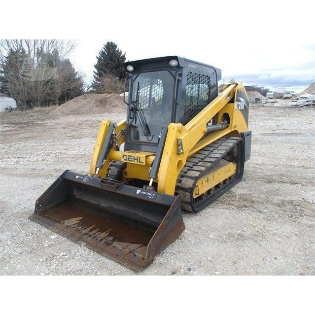 GEHL & MUSTANG POLYCARBONATE SKID STEER DOOR | REPLACEMENT | #244242 CURVED