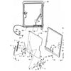 GEHL| POLYCARBONATE CTL SERIES SKID STEER DOOR | REPLACEMENT| 182122 & 182084