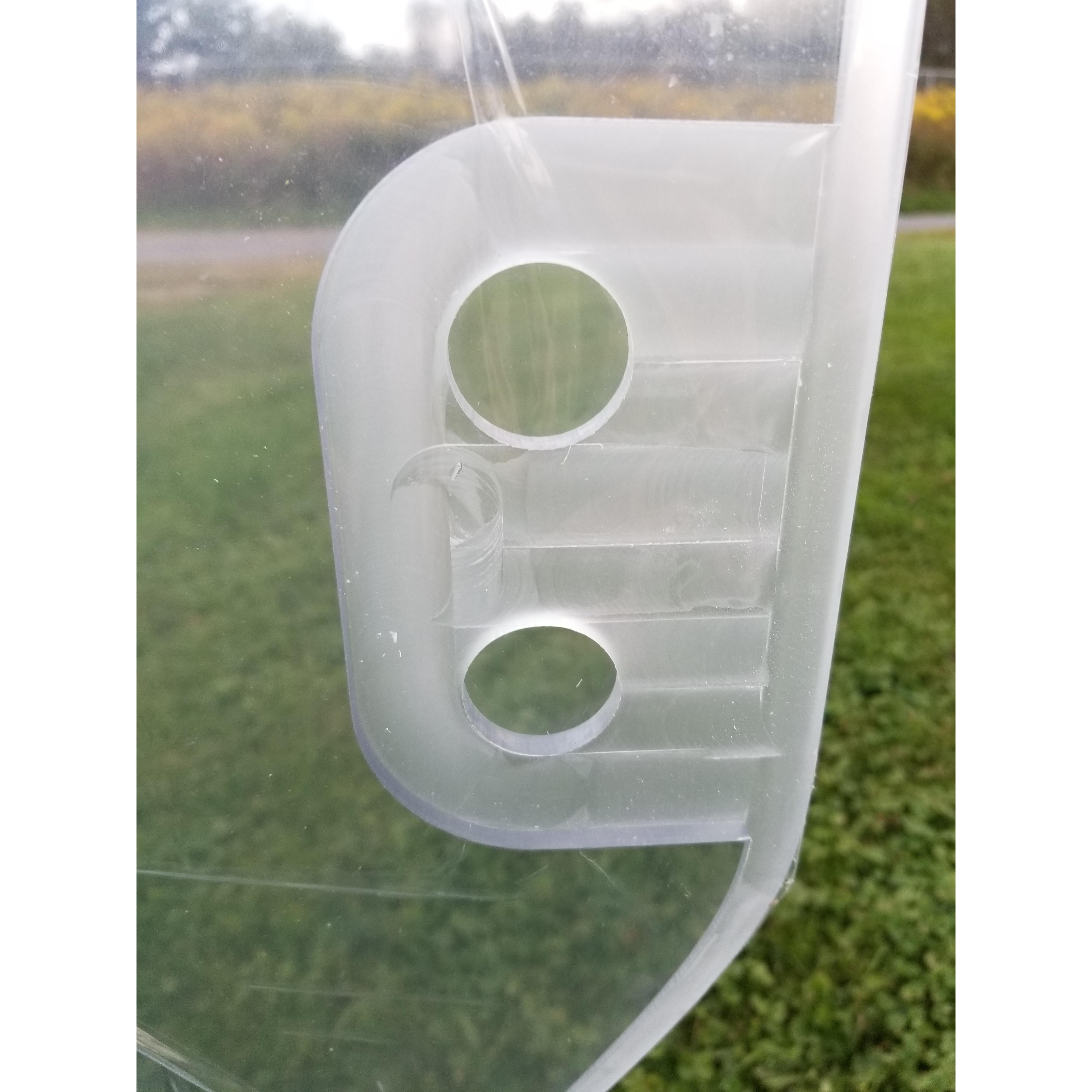 HITACHI ZX-3 SERIES POLYCARBONATE EXCAVATOR WINDSHIELD