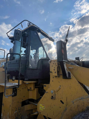 Caterpillar 950/966 WHA Wheel Loader Polycarbonate Window Set | OEM 318-9166SW, 318-9167SW, 318-9168SW