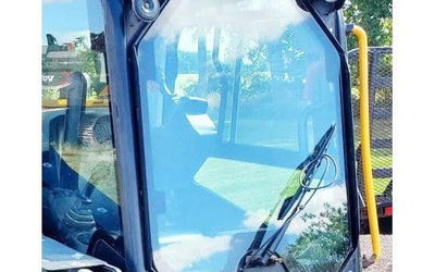 JCB 1/2" POLYCARBONATE SKID STEER WINDSHIELD | REPLACEMENT | 335/B2146 & 335/2145