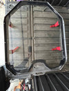 Volvo Skid Steer Polycarbonate Front Windshield Panel | OEM 17248814 - JCB Bottom Wiper fitting the Volvo Skidsteer 1