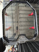 Volvo Skid Steer Polycarbonate Front Windshield Panel | OEM 17248814 - JCB Bottom Wiper fitting the Volvo Skidsteer 1