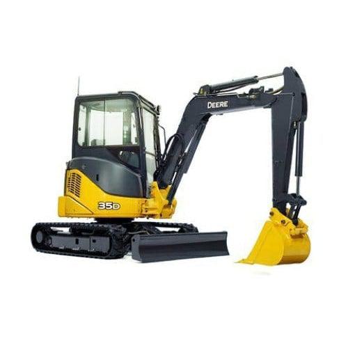 JOHN DEERE D SERIES 1/2" POLYCARBONATE EXCAVATOR DOOR | REPLACEMENT | #T396392 | #T396635