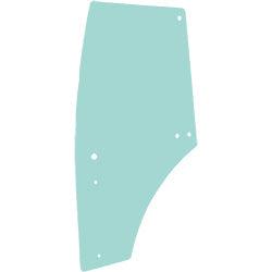 JOHN DEERE LOADER LEFT HAND DOOR GLASS | R198624
