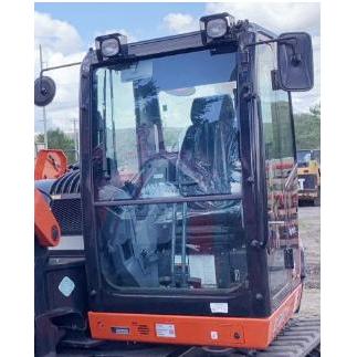 KUBOTA KX080-4 SERIES POLYCARBONATE EXCAVATOR WINDSHIELD | REPLACEMENT