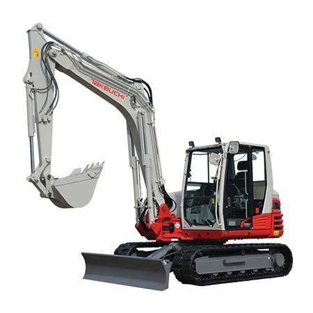 TAKEUCHI TB SERIES POLYCARBONATE EXCAVATOR WINDSHIELD | REPLACEMENT