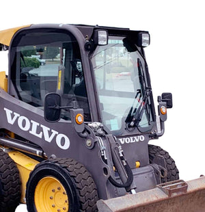 Volvo skid steer door application for polycarbonate windshield OEM 17248814