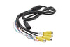 Four-camera wiring harness for Camera Source quad-view monitor