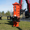 Eterra PDX-1000 excavator post driver grapple option