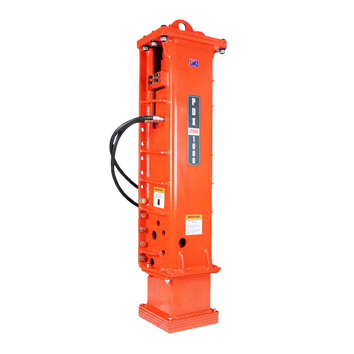 Eterra PDX-1000 excavator post driver attachment