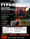 Eterra Typhoon V2 72-inch skid steer clearing mower features and specifications