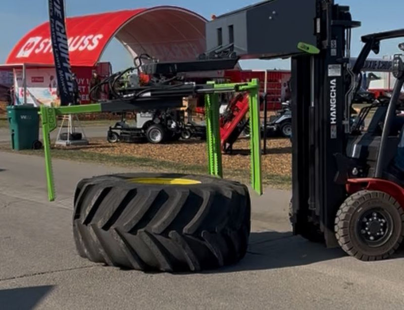 X3FL Forklift Tire Handler - product view 1