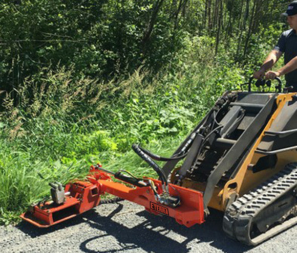 Eterra SR-100 mini skid steer sickle bar mower image 1