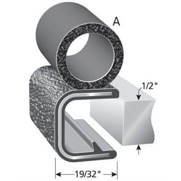 REPLACEMENT 1/2" DOOR SEAL | PRO-SERIES DOORS