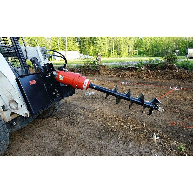 SKID STEER AUGER AND CONCRETE MIXER ATTACHMENT | ETERRA