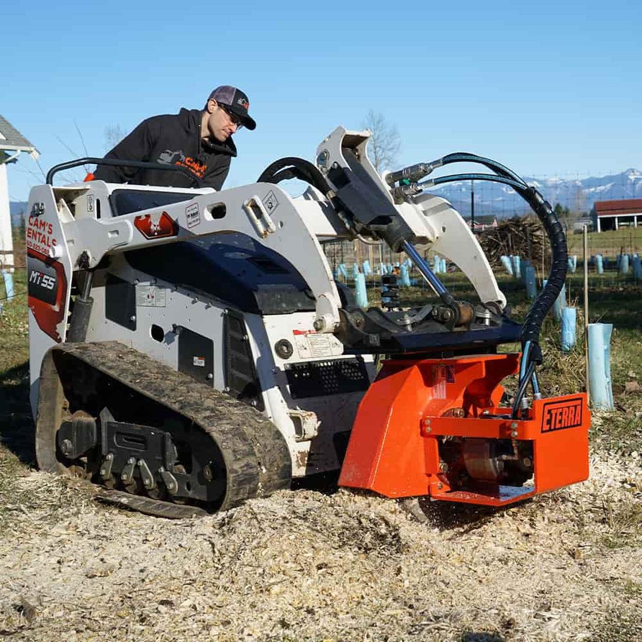 VORTEX MINI SKID STEER STUMP GRINDER | ETERRA